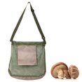 thumbnail image 1 of Bolsa para recolectar hongos, práctica bolsa para recolectar hongos, lindos suministros para recolectar hongos, herramienta para recolectar hongos (verde), 1 of 5