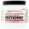 Onyx Professional 100% Acetone Glitter & Polish Remover, 8 fl oz