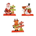 thumbnail image 3 of Advancent Adornos de de Navidad Carta Artesanía Santa Elk Regalo de juguete Adorno Colgante de Navidad Bar Fiesta Accesorios de sala Kits de decoración para fiestas Papá Noel, 3 of 6