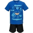 thumbnail image 3 of PJ Masks Catboy Toddler Boys T-Shirt and Mesh Shorts Outfit Set Toddler to Big Kid, 3 of 5