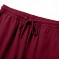 thumbnail image 5 of Delayuji Womens Linen Pants Casual Short Stacked V Slub Pants Trousers Spring Summer Outfits, 5 of 6