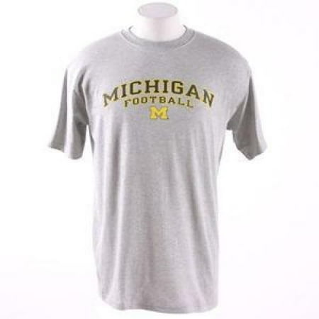 - Michigan Wolverines Football T-shirt - Michigan Arched Above