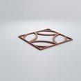 thumbnail image 3 of Ekena Millwork 11 3/8"W x 11 3/8"H x 3/8"T Small Crosby Decorative Fretwork Wood Wall Panels, Walnut, 3 of 7