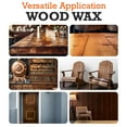 thumbnail image 6 of WiseBond Ol’ No.9 Wood Finish Wax Oil 9oz, Citrus Scented Polish Food Safe Conditioner, Waterproof Wooden Tables, Hardwood, Cutting Board, Bowl, Non-Toxic Restore, Protect, 6 of 7