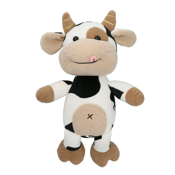 Juguete De Peluche De Vaca, 3 Tamaños Diferentes Disponibles, Juguete De Peluche De Ternero, Material De Relleno Suave, Lindo Y Exquisito Para Niños, Regalo De Cumpleaños,