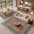thumbnail image 4 of GENIMO 8'x10' Area Rug for Living Room, Washable Non Slip Soft Zebra Print Rug for Bedroom Dining Room Home Office, Rust Red, 4 of 10