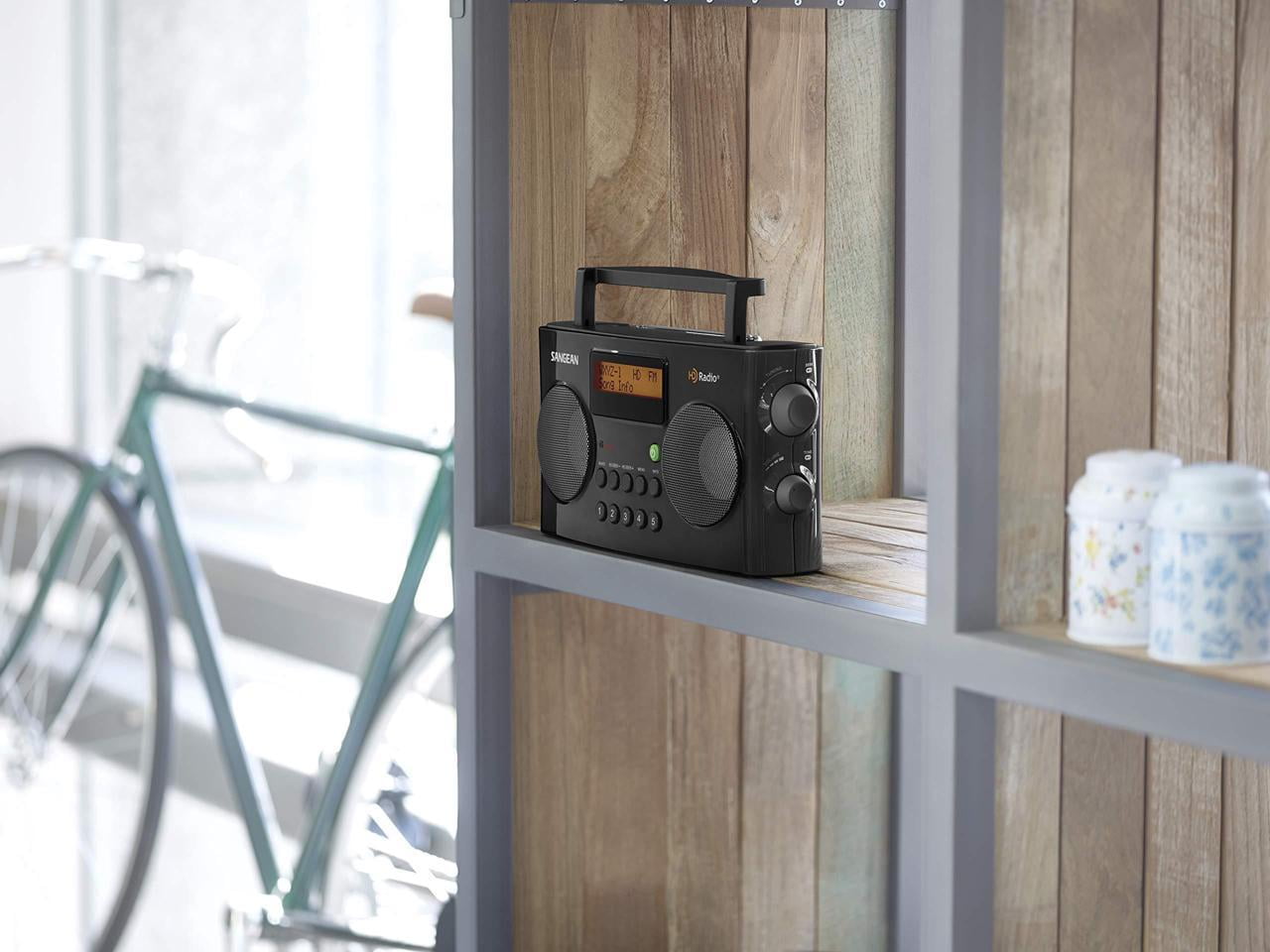 Sangean Portable AM/FM Radio, Black, HDR-16