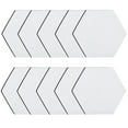 thumbnail image 4 of 10 Pcs Bricolage Graphiques Sublimation Tasse Sous-Verres Blancs Forme de Coeur Carré Rond, 4 of 4