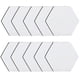 thumbnail image 4 of Round Heart Notch Round Cup Mats Coasters White Neoprene Decoration Occasions Offices Restaurant Wear Resistant, 4 of 9