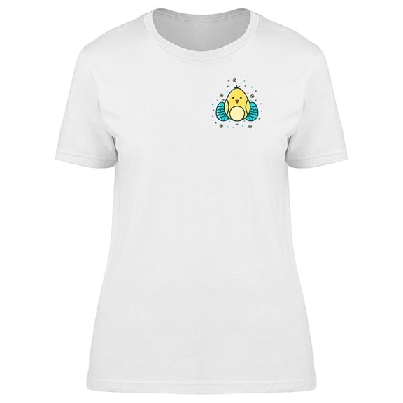 Upperside Chicken Egg T-Shirt Women -Image by Shutterstock, Female x-Large