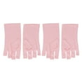 thumbnail image 2 of Gants UV Sans Doigts, Gants UV Extensibles Protection des Mains Roses Respirants Réutilisables pour Art des Ongles, 2 of 8