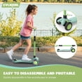 thumbnail image 2 of Kids Scooter with LED Lighted Wheels & 3 Adjustable Handlebars for Ages 3-12,  to 132 lbs, 2 of 6
