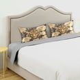 thumbnail image 5 of Dailycode Satin Pillow Case Queen Silk Pillow Cover for Hair and Skin Envelope Closure Tiger in Flower Field 20"x30", 5 of 9