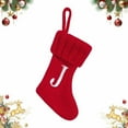 thumbnail image 2 of kjfeif 2026 Nouvelles Bas de Noël Brodés en Tricot avec Initiales, Bas de Noël Personnalisés Rouges, Bas de Noël pour Cheminée, Décoration de Sapin de Noël, 2 of 9