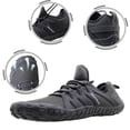 thumbnail image 2 of Zapatos Weweya Barefoot Five Fingers minimalistas para correr para hombre, color gris, 2 of 6