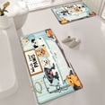 thumbnail image 4 of YIMEIS Pet bath 15.7''*23.6''/17.7''*47.2'' Combo Flannel Mat, Non-Slip & Wear-Resistant, Multi-Use Rug for Bathtub Side & Bedside, 4 of 10