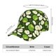 thumbnail image 2 of Fotbe Green Fruit Gorro Clásico de Béisbol, Gorra Ajustable con Broche Snapback, Gorro de Exterior de Algodón Suave, 2 of 6