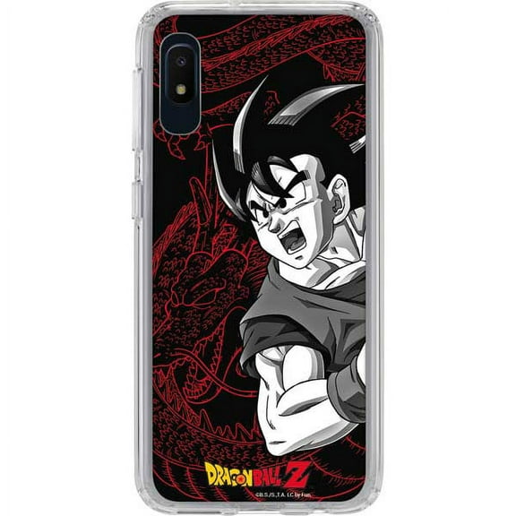 Skinit Anime Goku and Shenron Galaxy A10e Clear Case