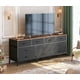 thumbnail image 3 of Mueble para TV, tocador Huuger, 160 cm, con 10 cajones de tela, estilo rústico, 3 of 9