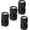 XMY-black01-A3, variant on Tire Valve Stem Caps for Toyota Metal Car Wheel Air caps Auto Valve Stem Caps Accessories 4 Pcs Black