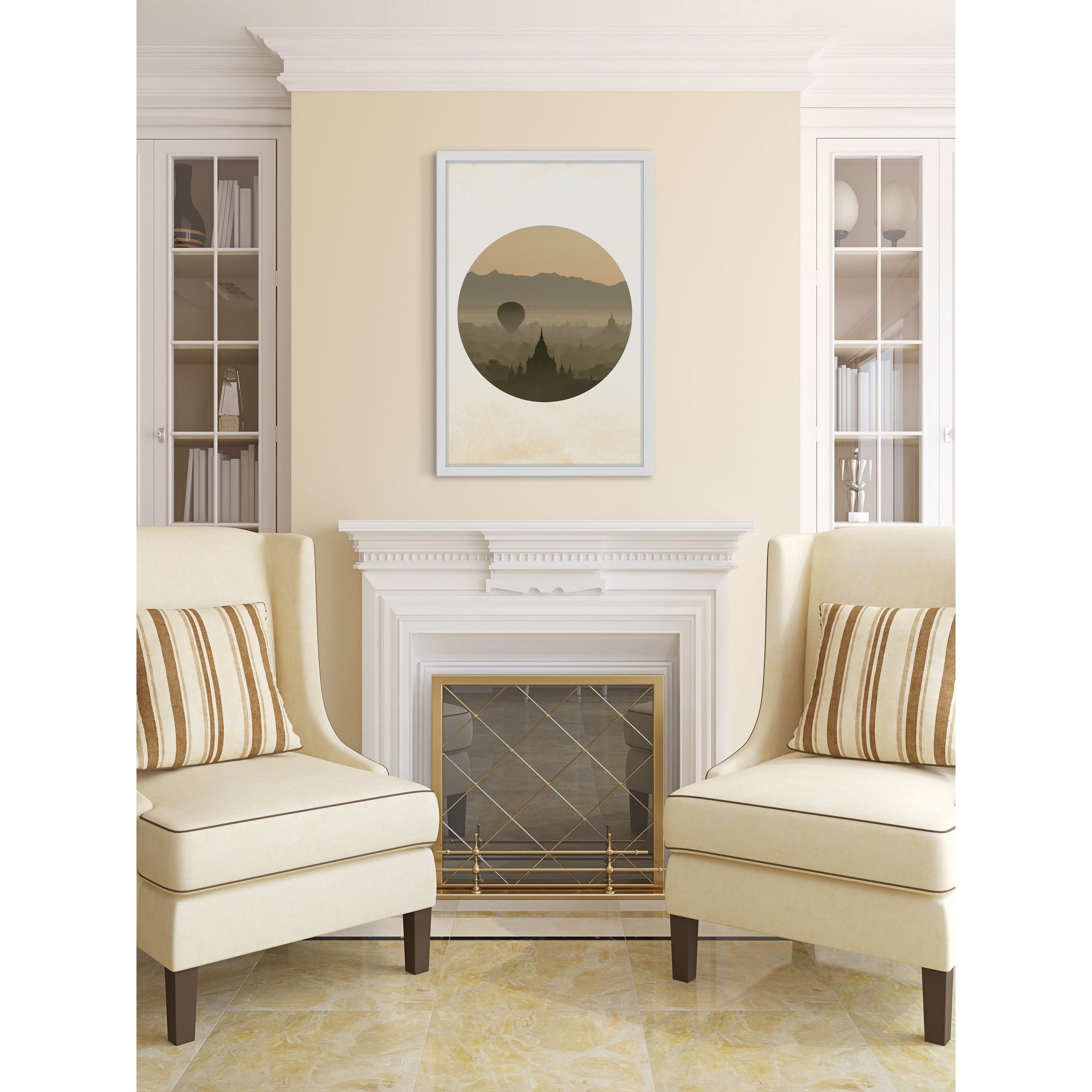 Marmont Hill "Balloon Russia" Framed Painting Print