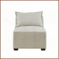 thumbnail image 6 of Modern 100% Polyester Armless Chair for Living Room - Modular Customizable Sectional Piece with Removable Pillow, 6 of 12