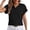 Black, variant on Lixiuxyad Womens Fashion Casual Top V Neck T Shirts Summer Short Sleeve Casual Loose T Shirts Top Basic Tee,Black L