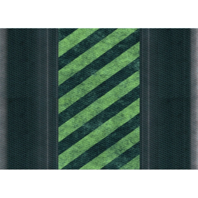 Ahgly Company Machine Washable Indoor Rectangle Transitional Dark SlateGray or Dark SlateGrey Green Area Rugs, 2' x 4'