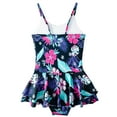 thumbnail image 2 of Girls One Piece Swimsuit Fashionable Bathing Suit Floral Skirted Modest Beach Swim Dress for 4-12Y Kids, 2 of 10