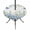 White, variant on Round Outdoor Tablecloth with Umbrella Hole and Zipper, Blue Hydrangea Fitted Table Cover with Elastic Edge for 55-60 Inch, Spring Summer Eucalyptus Wooden Waterproof Patio Tablecoths for Picnic