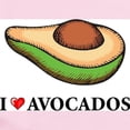 thumbnail image 2 of CafePress - I Love Avocado Infant Bodysuit - Baby Light Bodysuit, Size Newborn - 24 Months, 2 of 4