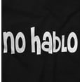 thumbnail image 2 of No Hablo Language Cute Babies Humor Toddler Boy Girl T Shirt Infant Toddler Brisco Brands 12M, 2 of 6