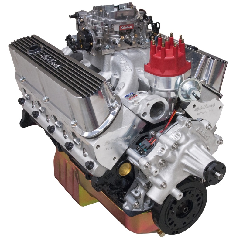 Edelbrock Crate Engine Perf RPM 347 Street Rod/Engine Swap w/ Rear Sump ...