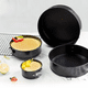 thumbnail image 1 of Molde redondo para pasteles con bandeja para hornear con cerradura Juego de moldes para pasteles Bandeja para hornear pasteles de gasa que no se mancha, 1 of 5