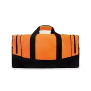 Everest Unisex Sporty Gear Duffel Bag - Large Orange