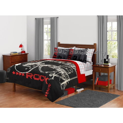 Laude Rock And Roll Comforter Set