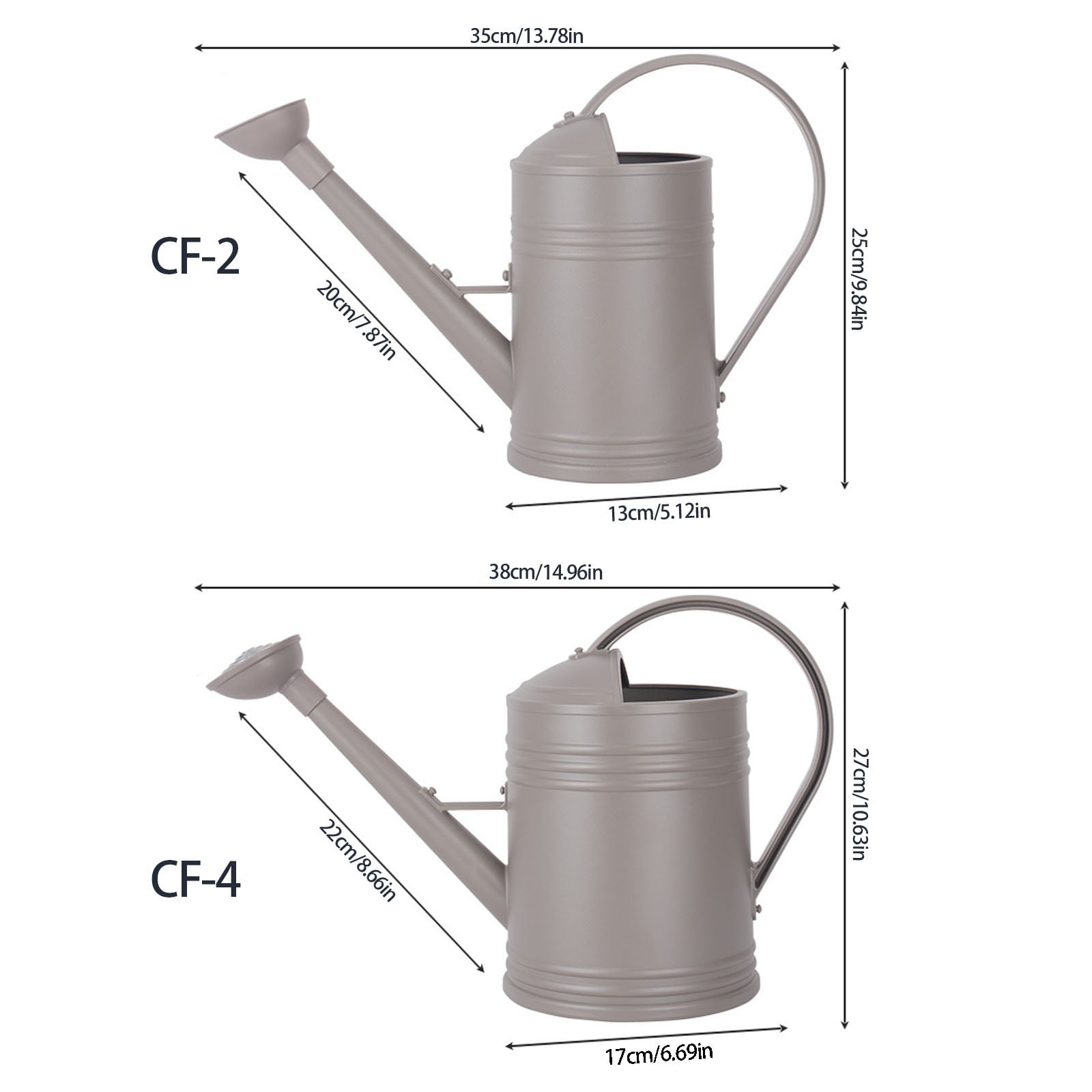 2L/4L Plastic Watering Can Garden Watering Can Replacement for Plant Indoor Outdoor Use