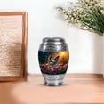 thumbnail image 7 of JAGASY Butterfly Urns for Mom Ashes - Sunlight Keepsake Urn for Human Ashes Dad - Small Purple Flower Cremation Urns for Funeral - Blue Butterfly Adult Urn for Male & Female - 3 Inchdecor, 7 of 7