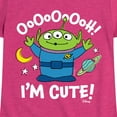 thumbnail image 3 of Toy Story - Alien Ooh I'm Cute - Toddler & Youth Girls Short Sleeve Graphic T-Shirt, 3 of 5
