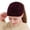 Purple, variant on Knit Hats for Women Autumn and Winter Warm Knitted Yarn Headband Hat Flower Headband Headdress Covered Headband Bonnet Grey One Size