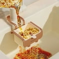 thumbnail image 7 of Faucet Hanging Strainer, Plastic Kitchen Sink Drain Basket, Food Fruit Vegetable Drain Shelf, 7 of 7
