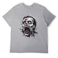 thumbnail image 3 of WISHTIME Men's Tees Halloween Print Casual Short Sleeve T Shirts Summer Tops Vintage Tees, Made in USA, 3 of 9