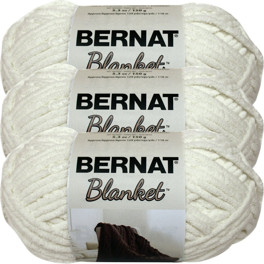 Bernat Blanket YarnVintage White, Multipack Of 3