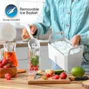 Ionchill QuickCube 3L Capacity Nugget Ice Maker, Stainless Steel