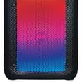 thumbnail image 3 of Naxa NDS-8501 Portable Dual 8" Bluetooth Blaze Party Speakers with Full Glow Disco Lights, Up to 2 Hours Play Time, Microphone, FM Tuner, USB Port, MicroSD Card Slot, and 3.5mm Input, Black, 3 of 3