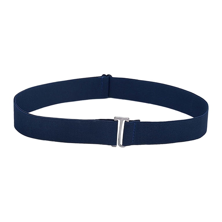 1855 Elastic Belt For Women- No Show Stretch With Flat Buckle- Adjustable BELTAWAY Easily Adjustable Elastic Flat Buckle No Show Belts  main image 2