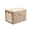 Beige, variant on 1 Pc Fabric Storage Bin with Natural Cedar Moth Protection, Clothes Organizer Box (17.7" x 9.05" x 11.8") with Dual Zipper Clear Window for Sweaters & Wardrobe, Beige