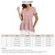 thumbnail image 1 of Blusas Peplum casuales para mujer Nikou Manga corta cuello en V, 1 of 6