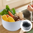 thumbnail image 5 of Mixing Bowls - 4 Piece Nesting Plastic Mixing Bowl Set with Pour Spouts and Handles Vegetable Bowl Large Capacity,BPA free Microwave & Dishwasher Safe, 5 of 9