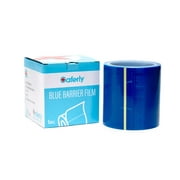 Saferly Blue Travel-Sized Barrier Film in Dispenser Box  4 x 6  Price Per Roll